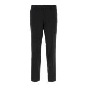 Zwarte wollen broek Boss , Black , Heren