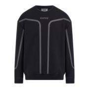 Zwarte Sweater Collectie Guess , Black , Heren