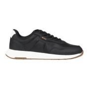 Lente/Zomer Heren Sneakers Hugo Boss , Black , Heren