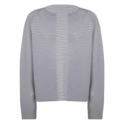 Gebreide Cirkel Vest Issey Miyake , Gray , Dames