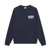 Society Katoenen Sweatshirt Les Deux , Blue , Heren