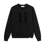 Encore Zwarte Katoenen Sweatshirt Les Deux , Black , Heren