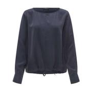 Lange Mouw Blouse Forti Opus , Black , Dames