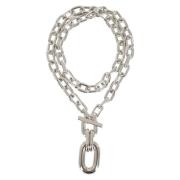 Link Hanger Ketting Paco Rabanne , Gray , Dames