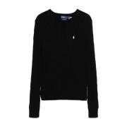 Zwarte Truien voor Mannen Polo Ralph Lauren , Black , Dames