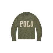 Katoenen Polo Gebreide Trui Polo Ralph Lauren , Green , Dames