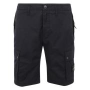 Slimme Bermuda Broek Stone Island , Black , Heren