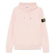 Casual Hoodie voor Mannen Stone Island , Pink , Heren