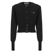 Zwarte Katoen Kasjmier Cardigan Sweater Vivienne Westwood , Black , Da...