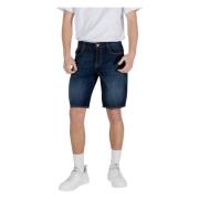 Heren Bermuda Shorts Lente/Zomer Collectie Armani Exchange , Blue , He...