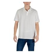 Korte Mouw Polo Lente/Zomer Collectie Armani Exchange , White , Heren