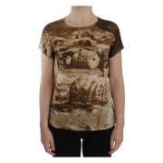 Betoverd Sicilië Taormina Print Zijden Blouse Dolce & Gabbana , Multic...