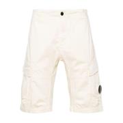 Cargo Shorts met Lens Detail C.p. Company , Beige , Heren