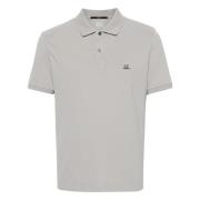 Logo Patch Polo Shirt C.p. Company , Gray , Heren