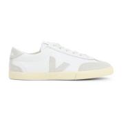 Witte Natuurlijke Volley Sneakers Veja , White , Dames