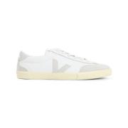 Witte Natuurlijke Volley Sneakers Veja , White , Heren