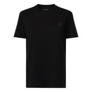 Zwarte Ster Regelmatig T-shirt Polos Golden Goose , Black , Dames