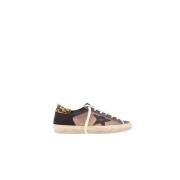 Leopard Print Star Sneakers Golden Goose , Multicolor , Dames