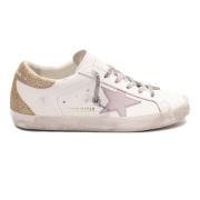 Ster Glitter Hak Leren Bovenkant Golden Goose , Multicolor , Dames