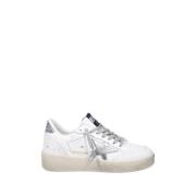 Gelamineerde ster glitterhak sneakers Golden Goose , White , Dames