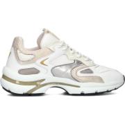 Witte Leren Sneakers Vesper Due Via Vai , Multicolor , Dames