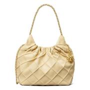 Mini Hobo Schoudertas Tory Burch , Beige , Dames