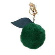 Elegante driekleurige bontbal sleutelhanger Dolce & Gabbana , Green , ...