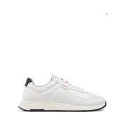 Witte Sneakers met Notched Eva-zool Hugo Boss , White , Heren