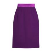 Paarse Stijlvolle Rokken Dolce & Gabbana , Purple , Dames