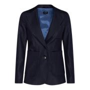 Klassieke Blauwe Blazer Emme DI Marella , Blue , Dames