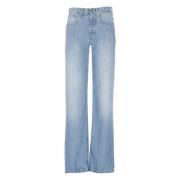 Blauwe Jeans met Juweelknopen Dondup , Blue , Dames