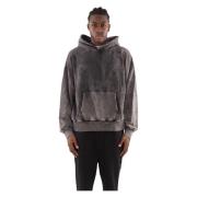 Marble Wash Hoodie Garment Workshop , Gray , Heren