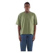 Klassieke Boxy Tee Garment Workshop , Green , Heren