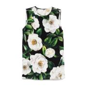 Bloemenprint Top voor Tuinliefhebbers Dolce & Gabbana , Multicolor , D...