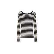 Gestreepte longsleeve top Twinset , Multicolor , Dames