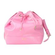 Roze emmer tas met trekkoordsluiting N21 , Pink , Dames