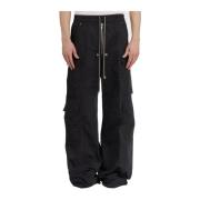 Zwarte Cargo Broek Rick Owens , Black , Heren