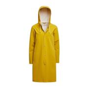 Matte Regenjas met Trekkoord Capuchon Stutterheim , Yellow , Unisex