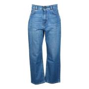 Casual katoenblend jeans Max Mara Weekend , Blue , Dames