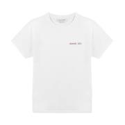 Basis Popincourt T-shirt - Stijlvol Maison Labiche , White , Heren