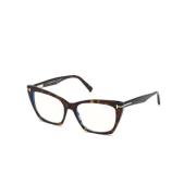 Cat Eye Bril - Havana Tom Ford , Brown , Unisex