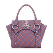 Betty Bedrukte Leren Handtas Vivienne Westwood , Multicolor , Dames