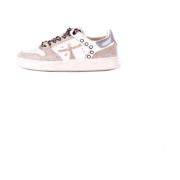 Logo Sneakers Suède Rubberen Zool Premiata , White , Dames