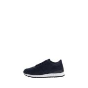 Blauwe Heren Sneakers Casual Moderne Stijl Guess , Blue , Heren