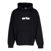 Zwarte hoodie met 3D-logo Arte Antwerp , Black , Heren