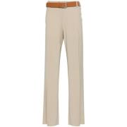 Beige Broek met Zijdelingse Knoopsluiting Moschino , Beige , Heren