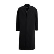 Mat Waterdichte Lange Regenjas Stutterheim , Black , Heren