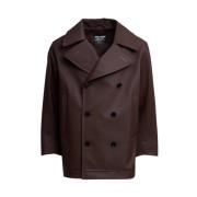 Klassieke Double-Breasted Regenjas Stutterheim , Brown , Heren