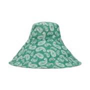 Paisley Print Pop Bucket Hat Jacquemus , Green , Dames