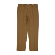 Cropped Broek met Zakken en Rits Blanca Vita , Brown , Dames